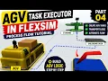How to Create AGV Transport Tasks in FlexSim Process Flow Tutorial