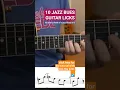 Download Lagu 10 JAZZ BLUES GUITAR LICKS #shorts