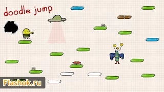 Обзор игры Дудл Джамп от Flashok Ru Онлайн игра Doodle Jump 