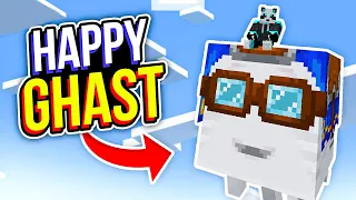 ME PASE MINECRAFT CON EL HAPPY GHAST!!