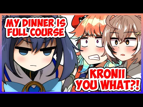 Download MP3 Kronii surprised Mumei and Kiara with her dinner habit【Kronii/HololiveEN】