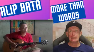 Download Alip Bata, More Than Words reaction. As always immaculate performance. MP3