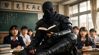 a dangerous ninja hides among students in school full movie explained in english