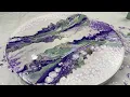 Pearl Cell Pour with Dutch Pour Combo Pearl Cell Recipes Included Acrylic Pour Tutorial