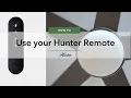 How To use your Hunter Ceiling Fan Remote