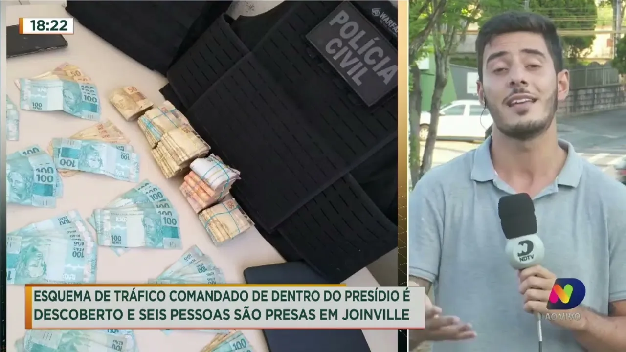 Seis pessoas são presas em Joinville por tráfico