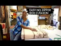 EASY BOX CUSHION COVER - NO ZIPPER