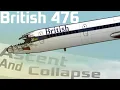 British Airways Flight 476 crash animation Ascent And Collapse