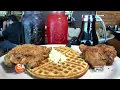 Elder Eats Mr C s Fried Chicken Waffles SA Live KSAT 12 News