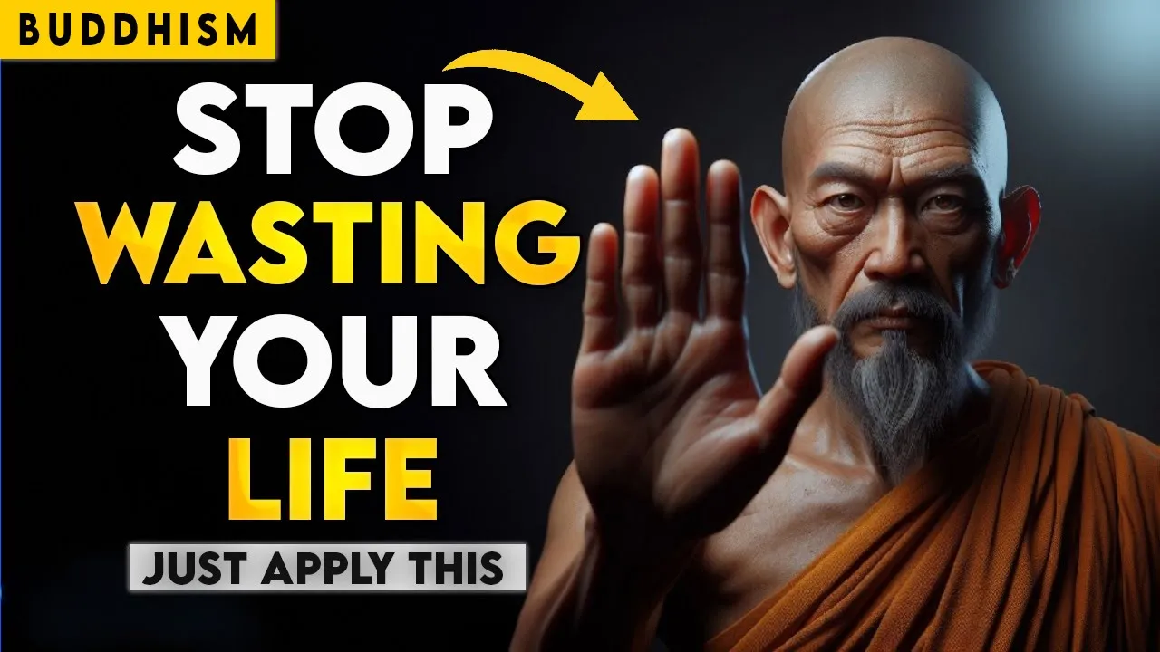 Outline Video How to stop wasting your life |Buddhist techniques |Buddhist teachings |Buddhist Wisdom| Buddhism