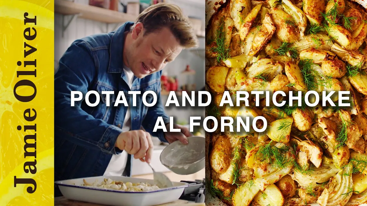 Potato & Artichoke Al Forno   Jamie Oliver