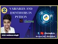 variables in python By subham singh hindi