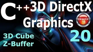 C 3D DirectX Tutorial 3D Cube Z-buffer