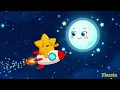 Twinkle Twinkle Little Star ⭐🚀 | Rocket Adventure in Space | Nursery Rhyme for Kids