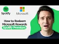 How to Redeem Microsoft Rewards Spotify Premium 2026 Full Guide