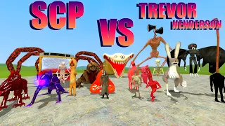 TEAM TREVOR HENDERSON Vs. SCP MONSTER 2 ? siapakah yang menakutkan ?