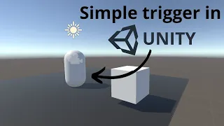 How to add simple triggers in UNITY 2024
