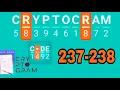 CRYPTOGRAM Word Logic Puzzles level 237 238