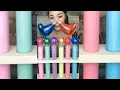 ASMR Drinking Colorful Beverages Drinking Sound