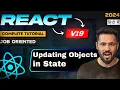 React JS 19 Tutorial in Hindi Updating Objects in State