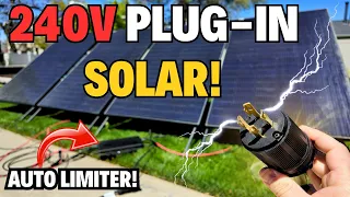 I Built 240V Plug-In Solar to ZERO OUT My Power Bill