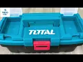 TOTAL Plastic Tool Box 356168160mm TPBX0141