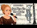 Download Lagu Set Fire To The Rain - Adele | Partitura para Clarinete, Trompete, Sax Tenor e Sax Soprano