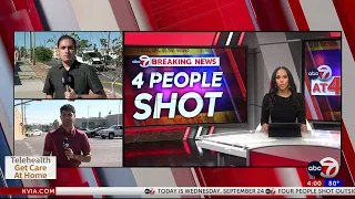 ABC-7 at 4 Four people shot outside El Paso Police Headquarters