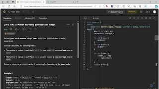 2956 Find Common Elements Between Two Arrays - Leetcode