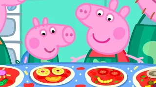 Making Funny Pizza Faces! 🍕 | Peppa Pig Official Full Episodes