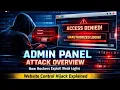 Admin Panel Attack Overview How Hackers Exploit Weak Logins