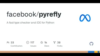 GitHub - A fast type checker and IDE for Python