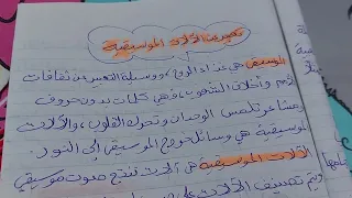 تعبير عن الآلات الموسيقية 
