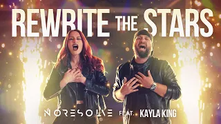 rewrite the stars the greatest showman rock cover by no resolve u0026 kaylakingmusic official video 