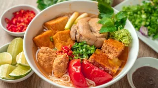 Download [ENG SUB] Bí quyết BÚN RIÊU không cần cua đồng vẫn thơm ngon | Amazing Vietnamese crab noodle soup MP3