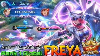 Freya Aggressive Carry - Top 1 Global Freya by Archer HypoSelenia - Mobile Legends