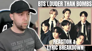 BTS - Louder Than Bombs REACTION \u0026 Lyric Breakdown | Metal Music Fan Reaction