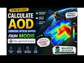 Calculate AOD from MODIS in Google Earth Engine Step-by-Step Tutorial