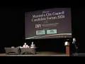 Watch the Candidate Forum