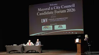 Watch the Candidate Forum