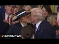 First lady Melania Trump makes fashion statement with inauguration hat