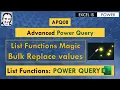 APQ08 Power Query List Functions - Bulk Replace values in a table using a helper table