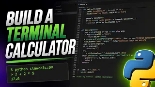 ASMR coding a Python Terminal Calculator
