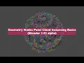 LIVENODING Geometry Nodes Point Cloud Instancing Basics