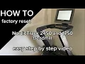 How to factory reset NordicTrack 2450 and 1750 treadmill