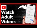 Cara Menonton Video Dewasa di YouTube
