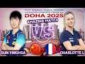 Download Lagu Amazing Match‼️Charlotte Lutz🇲🇫 vs 🇨🇳Sun Yinghsa ITTFworld Doha 2025