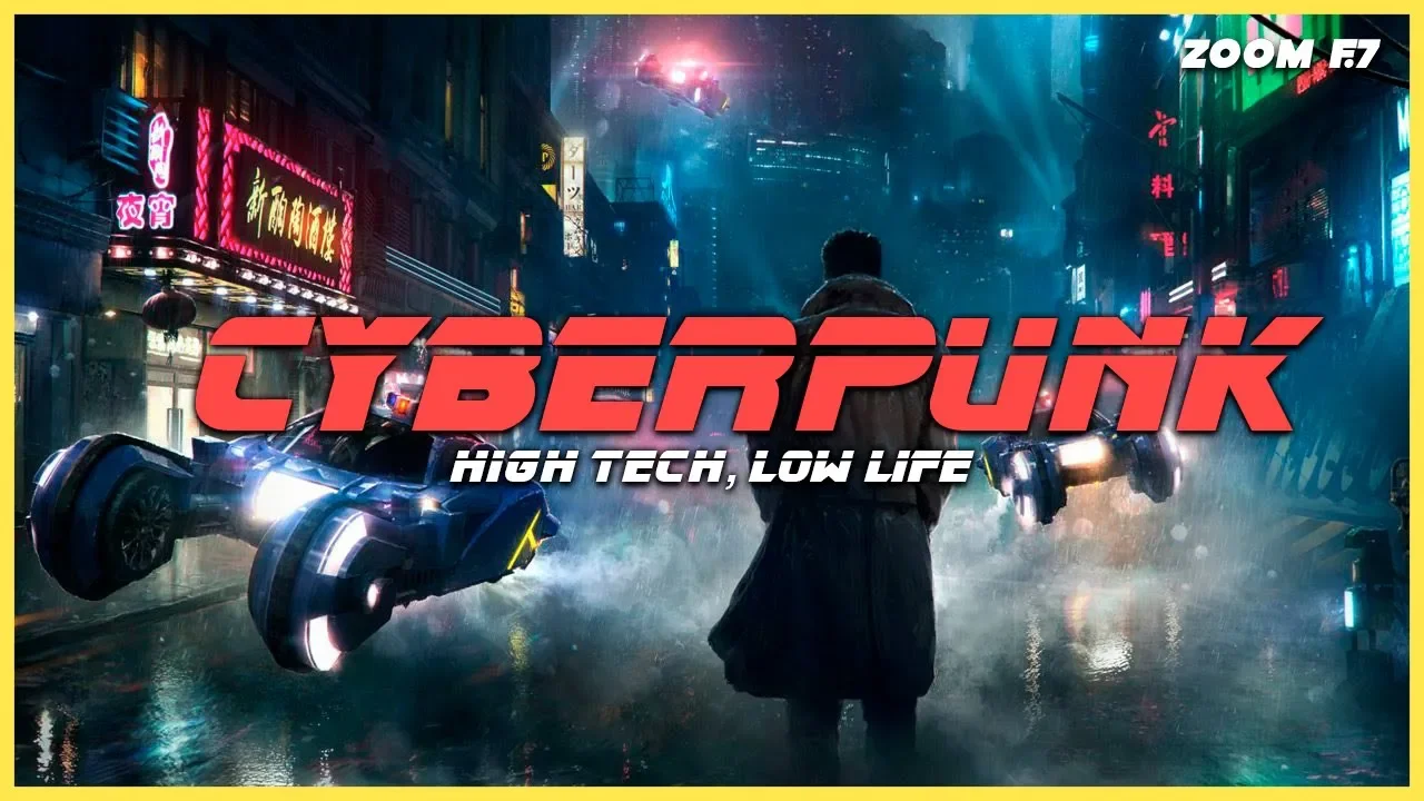 Cyberpunk: High tech, low life.