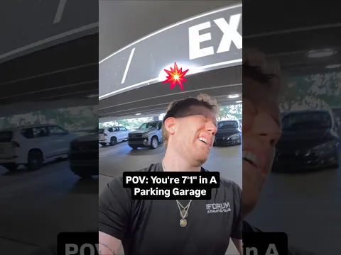 Being 7'1" in a 6'8" Parking Garage Goes Wrong