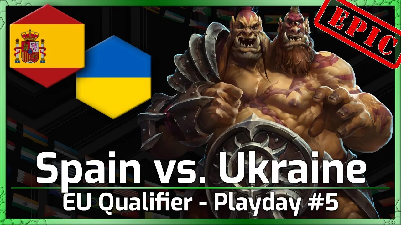 Ukraine vs. Spain - Nations Cup Qualifier - Heroes of the Storm